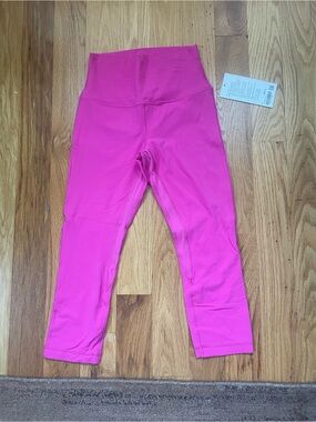 lululemon athletica Bright Pink Kids High-Waist Leggings